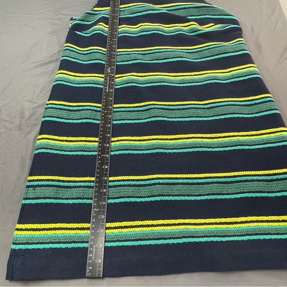 Vineyard Vines Deep Bay Striped Jacquard Shift Dress Size 12 Sleeveless Casual - Picture 7 of 7
